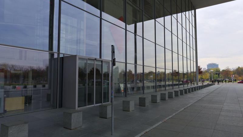 Glass facade reference