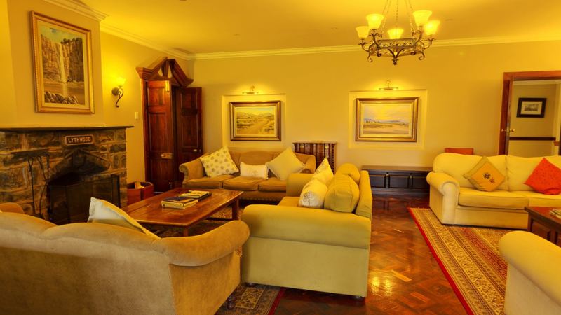 Fireside living room